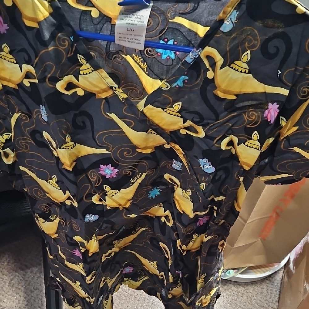 Aladdin Genie Lamp Print Top